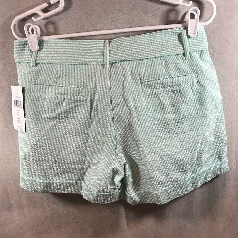 Lauren James Bow Shorts Mint Size Medium - Picture 3 of 6